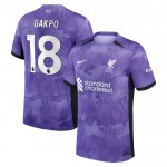 Günstige Fußballtrikots Liverpool Gakpo 18 3rd trikot 2023-24 Kurzarm
